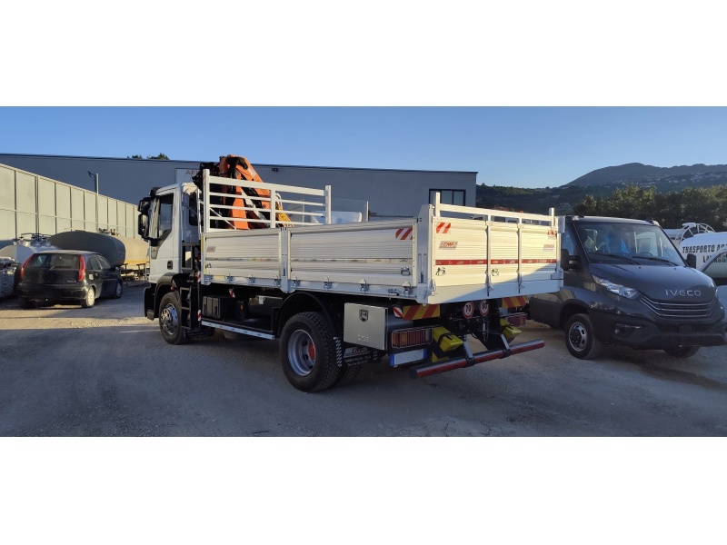 IVECO - ML140E28 GRU + RIBALTABILE